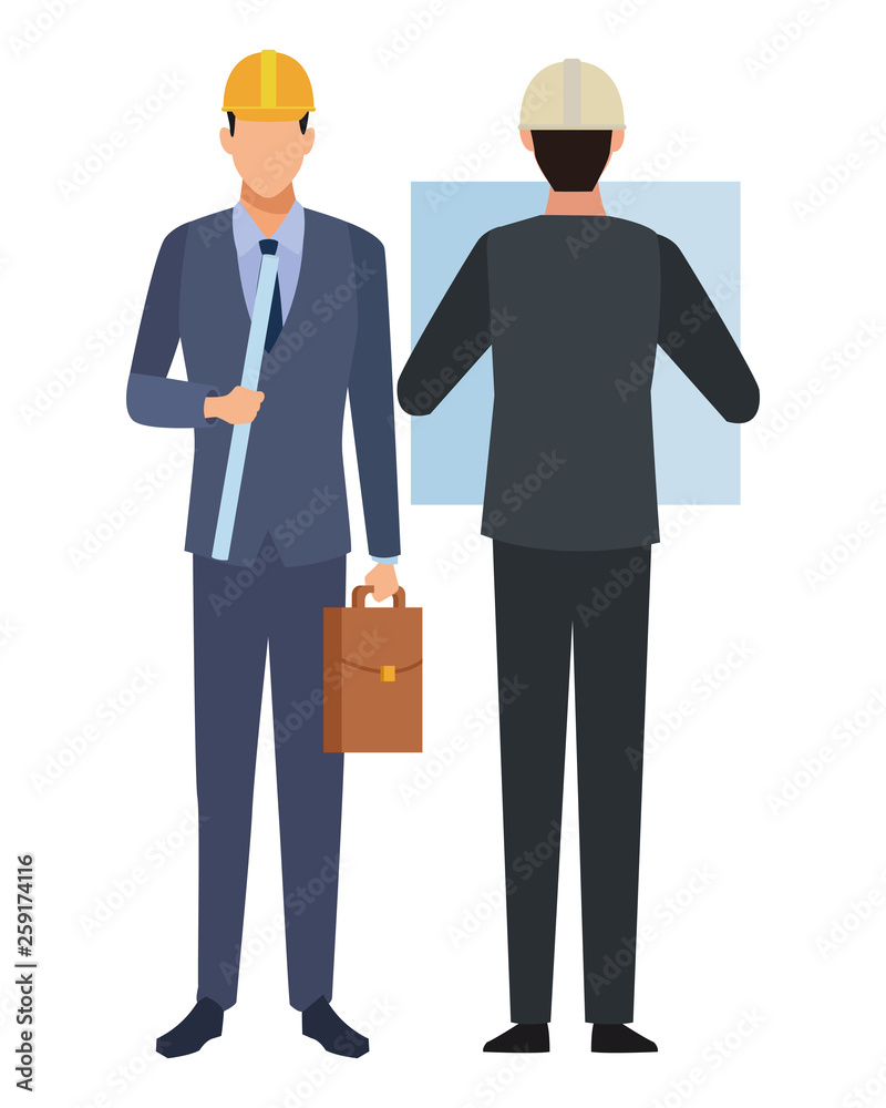 Construction teamwork avatar