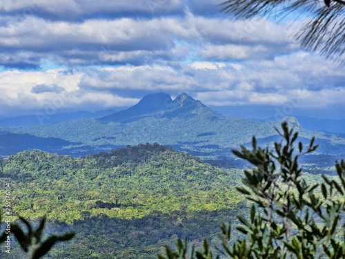 Cuadro en lienzo View of Victoria peak, Belize's highest mountain