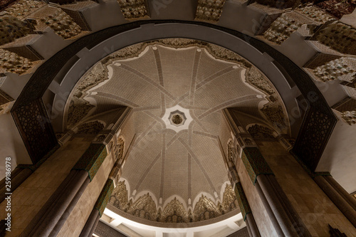 Interior of mosque in Casablanca