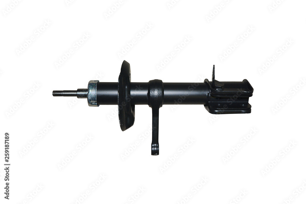 Shock absorber suspension isolated on white background Shock absorber suspension isolated on white background