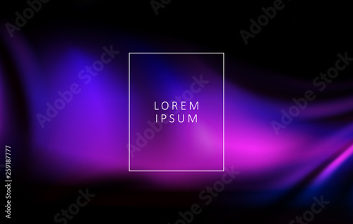 Abstract dark delicate design with purple transparent spots