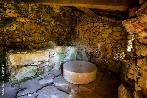 Old water mills in Galicia photo