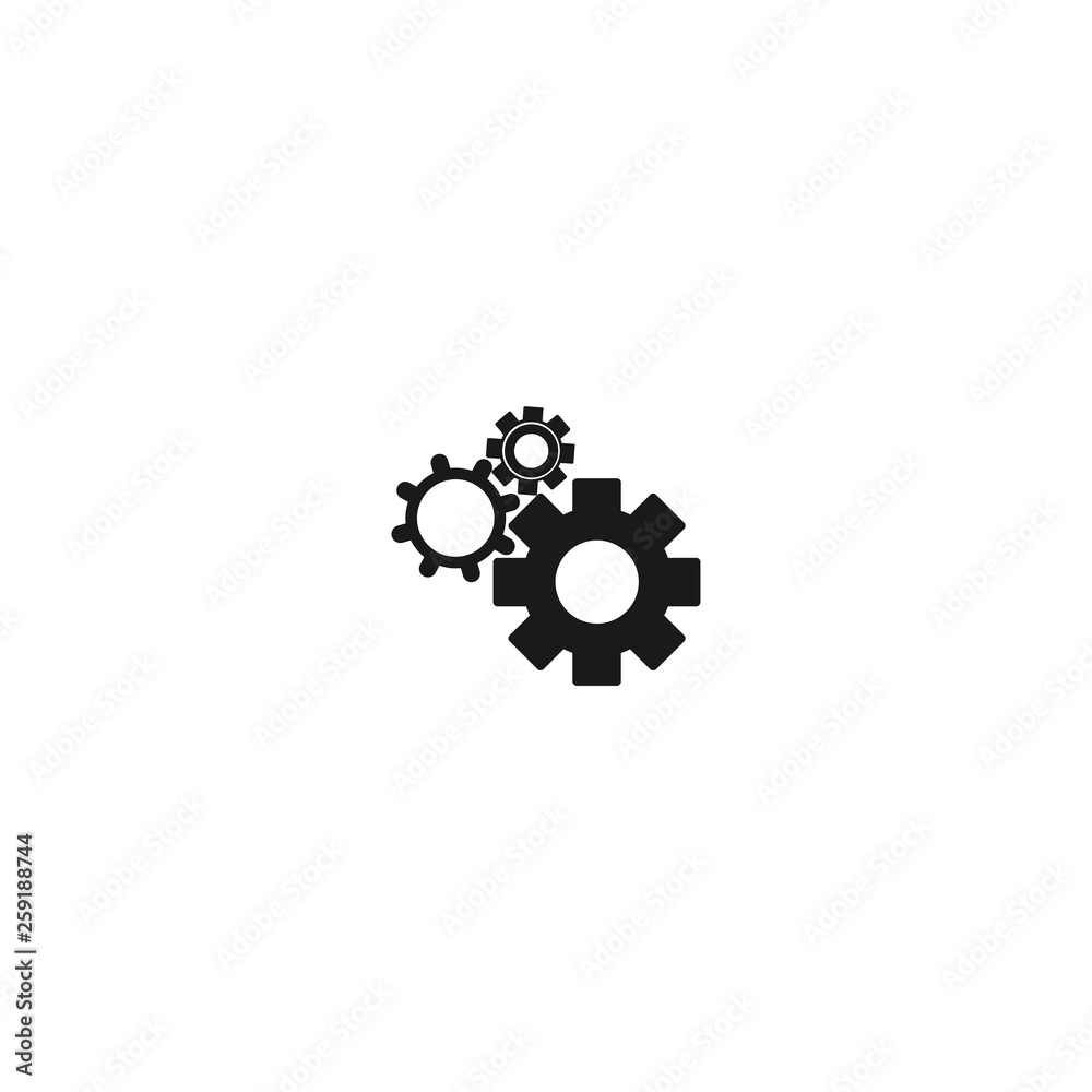 mechanism icon. gear sign mechanism icon. gear sign