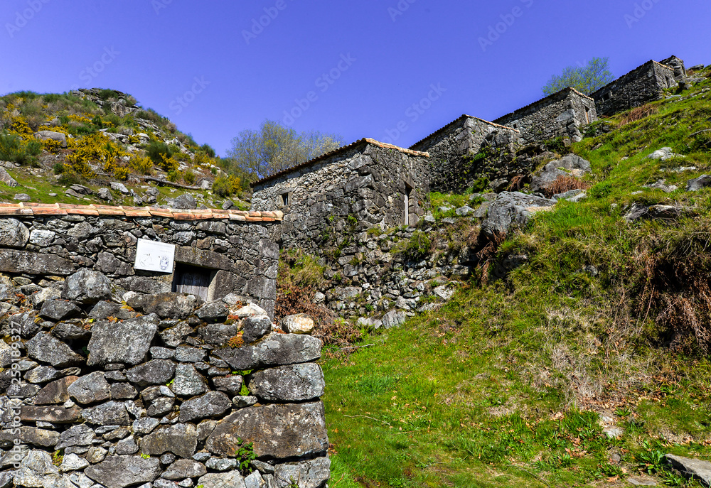 Old water mills in Galicia