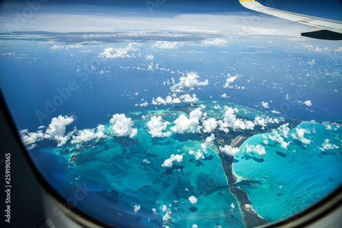 Wallpaper Mural Flying over the Bahamas  Torontodigital.ca