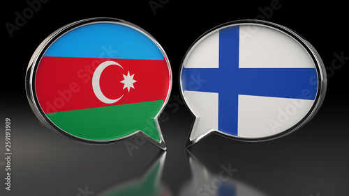 Azerbaijan and Finland flags with Speech Bubbles. 3D Illustration Free Download Azerbaijan and Finland flags with Speech Bubbles. 3D Illustration - GFXLoad