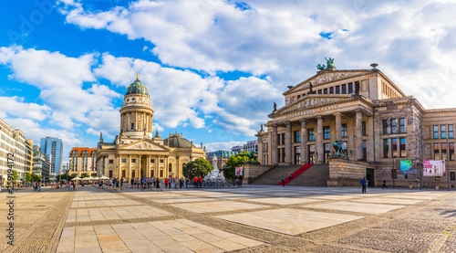 Deutscher Dom and Konzerthaus Berlin in Gendarmenmarkt square Berlin, Germany
