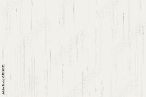 White wood plank texture for background. Vector.