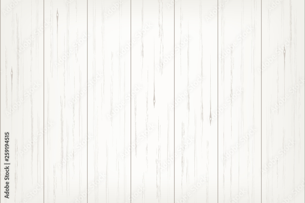 White wood plank texture for background. Vector. White wood plank texture for background. Vector.