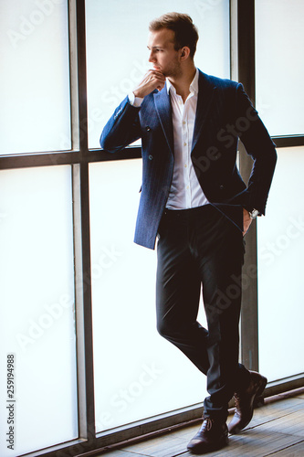 businessman in office