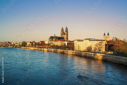 Magdeburg an der Elbe in Sachsen-Anhalt