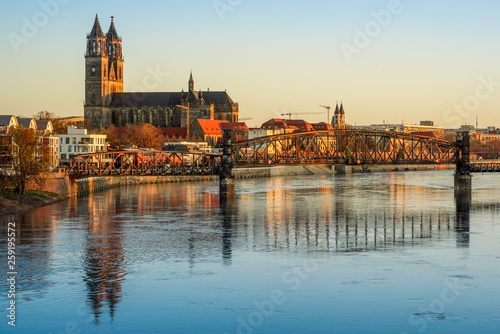 Magdeburg an der Elbe in Sachsen-Anhalt