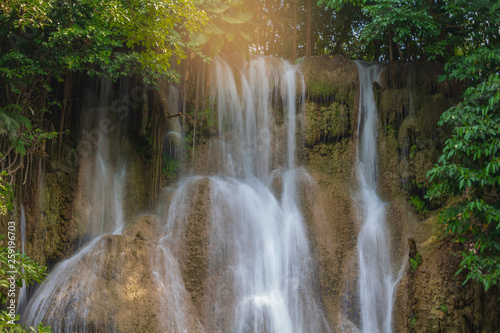 Sai Yok waterfall in the forest in Kanchanaburi  Thailand..