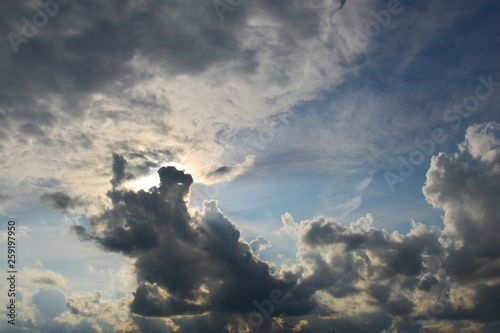 nuages ciel climat météo environnement ozone