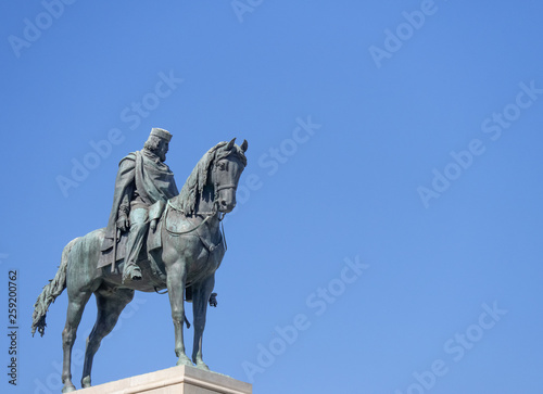 Monument to Giuseppe Garibaldi  to the Gianicolo in Rome