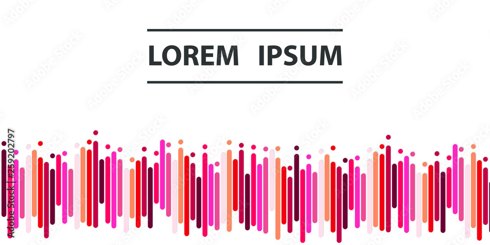 Colorful background with lines and circles. Pattern design for banner, poster, flyer, card Colorful background with lines and circles. Pattern design for banner, poster, flyer, card