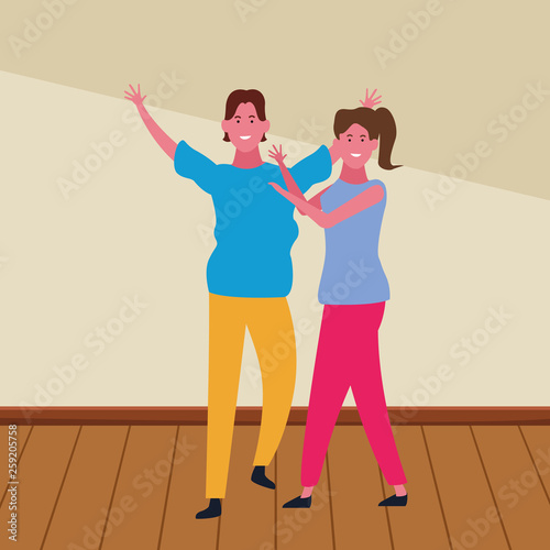 Young boyfriend and girlfriend