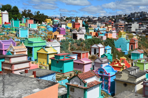 Cimetière Coloré Chichicastenango Guatemala photo