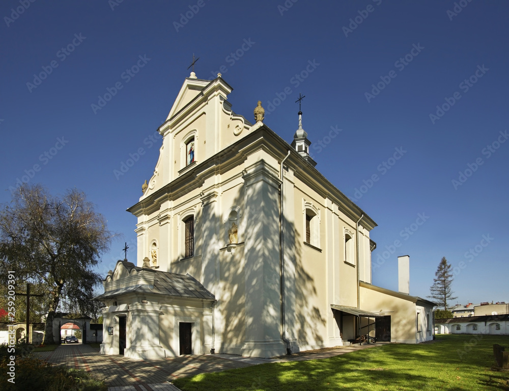 Church of St. Stanislaus in Uherce Mineralne. Poland Church of St. Stanislaus in Uherce Mineralne. Poland