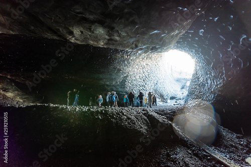 Icelandic ice cave