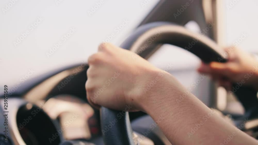 Closeup, woman journey driving vehicle car travel road trips. Closeup, woman journey driving vehicle car travel road trips.