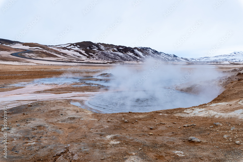 Icelandic geothermal area
