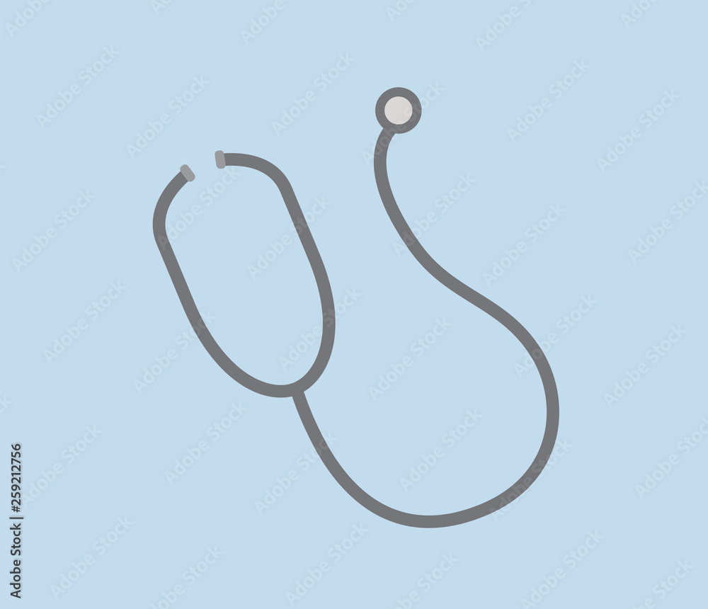 Vector illustration. Stethoscope. Vector illustration. Stethoscope.