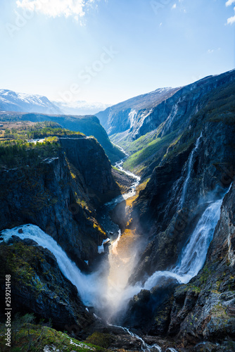 Norwegian waterfall Voringfossen © Irene