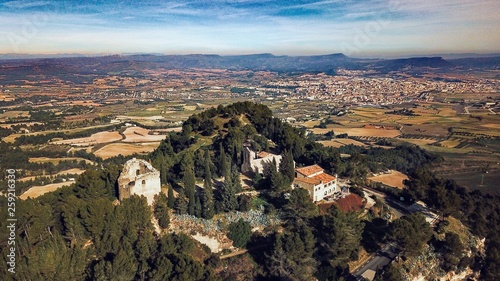 Igualada vista desde drone photo