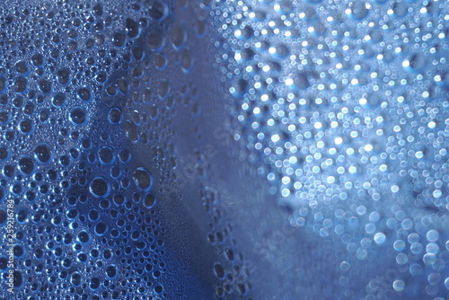 bubbles on a blue background