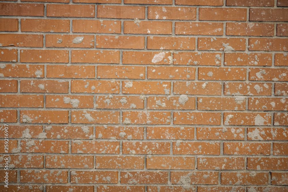 Fototapeta premium old red brick wall texture background dark