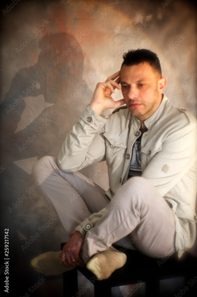 Obraz premium model, handsome man