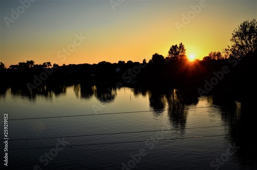 sunset on the river © Николай Анненков
