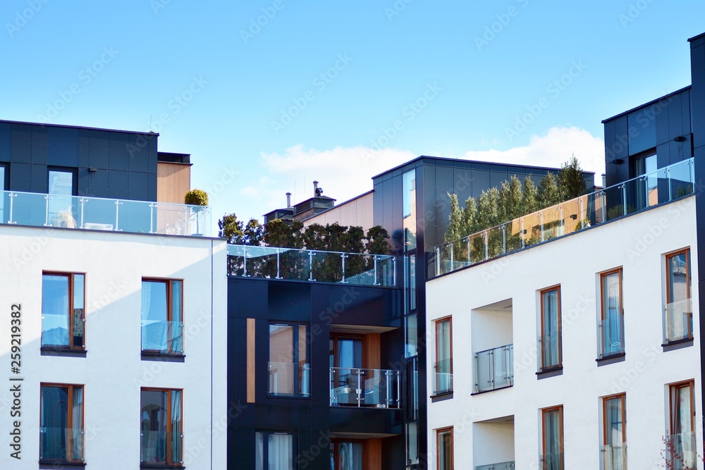 European modern residential architecture