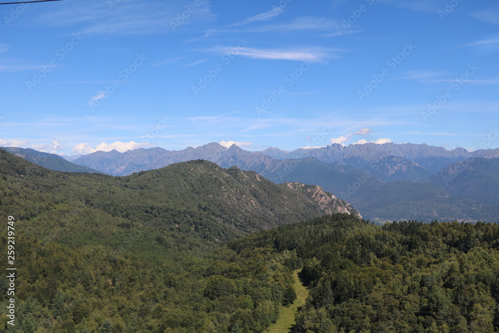 View around Monte Mottarone, Italy