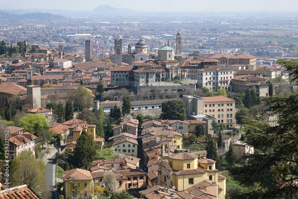 Bergamo, Italy. Italian sping