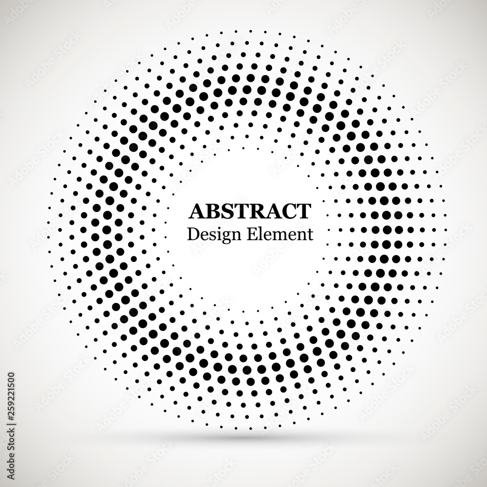 Halftone dotted background circularly distributed. Halftone effect vector pattern.Circle dots isolated on the white background.Border logo icon. Draft emblem for your design. Halftone dotted background circularly distributed. Halftone effect vector pattern.Circle dots isolated on the white background.Border logo icon. Draft emblem for your design.