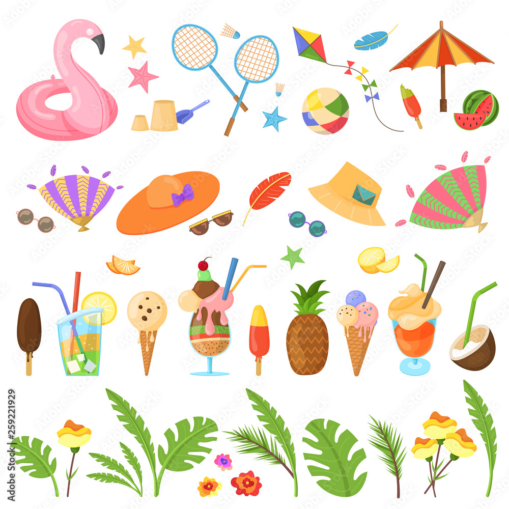 Spirit of summer, summertime set Spirit of summer, summertime set