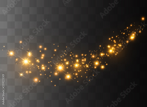 Sparkling magical dust