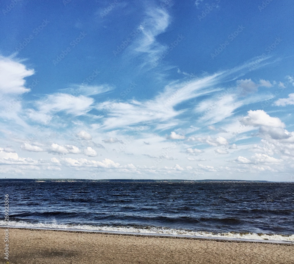 sea and blue sky