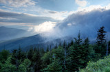 Scenic mountaintop of Clingman's Dome.
