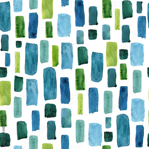 Seamless Pattern of Watercolor Little Brush Strokes