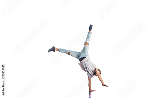 Hip hop acrobat dancing