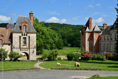 Janville sur Juine; France - june 3 2018 : Gillevoisin castle photo
