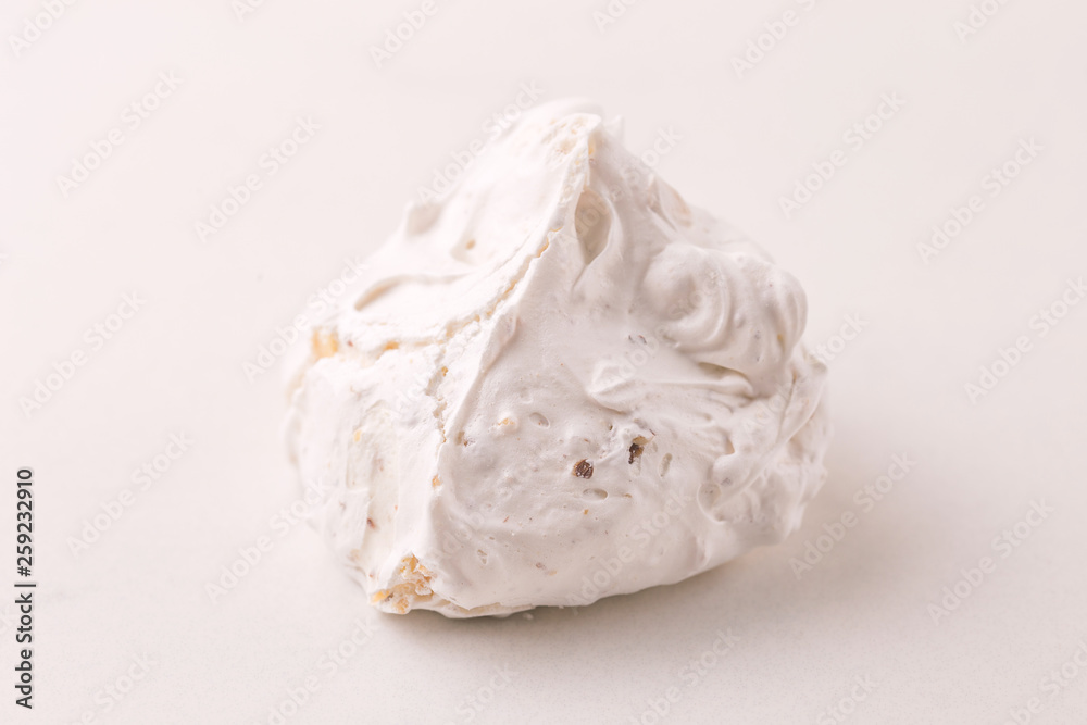 dessert. French meringues with nuts, pistachios dessert. French meringues with nuts, pistachios