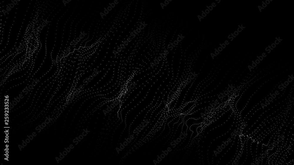 Abstract background. Big data. Vector illustration. Wave of particles. Abstract background. Big data. Vector illustration. Wave of particles.