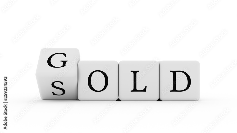 Gold sold cubes on white background. Isolated 3d illustration Gold sold cubes on white background. Isolated 3d illustration