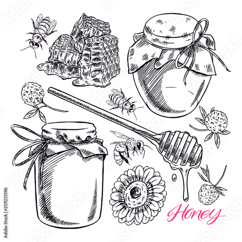 Cute honey set