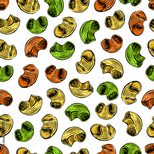 seamless background of Cannelloni