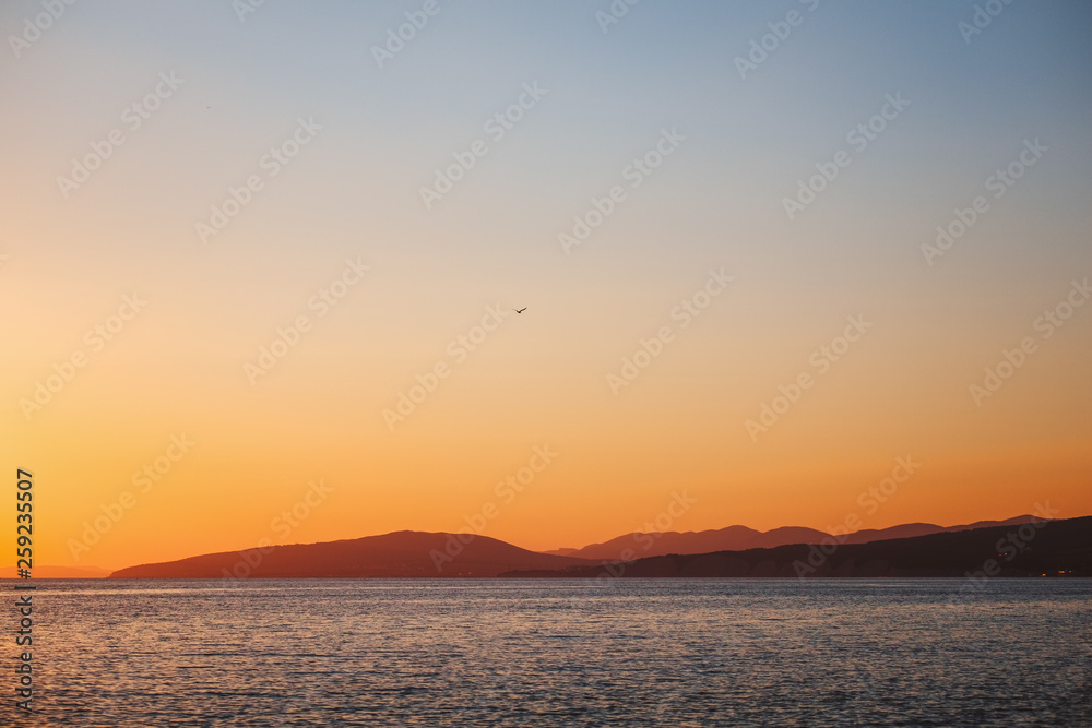 Fototapeta premium sunset on the beach